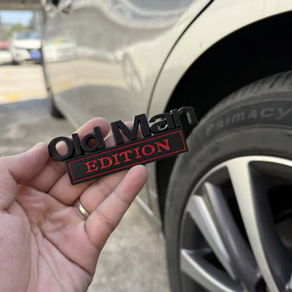 OldManEdition™ | Lustiges Abzeichen für das Auto