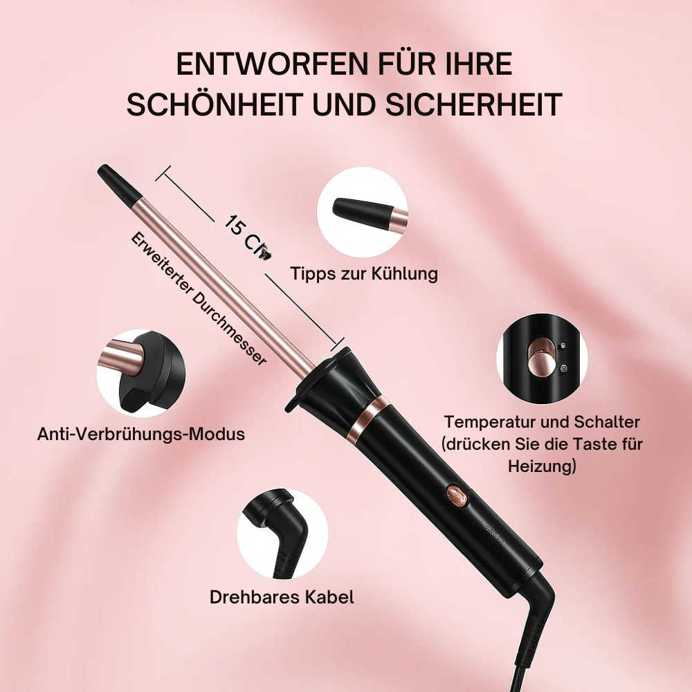 CurlPro™ | Mühelose Salonlocken zu Hause