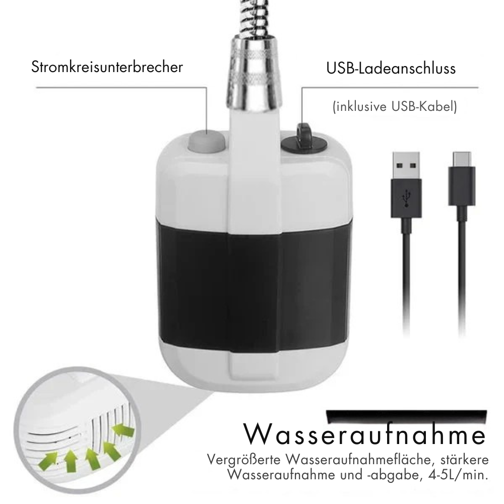 SunShower Pro™ | Für eine einfache und bequeme Reinigung im Freien!