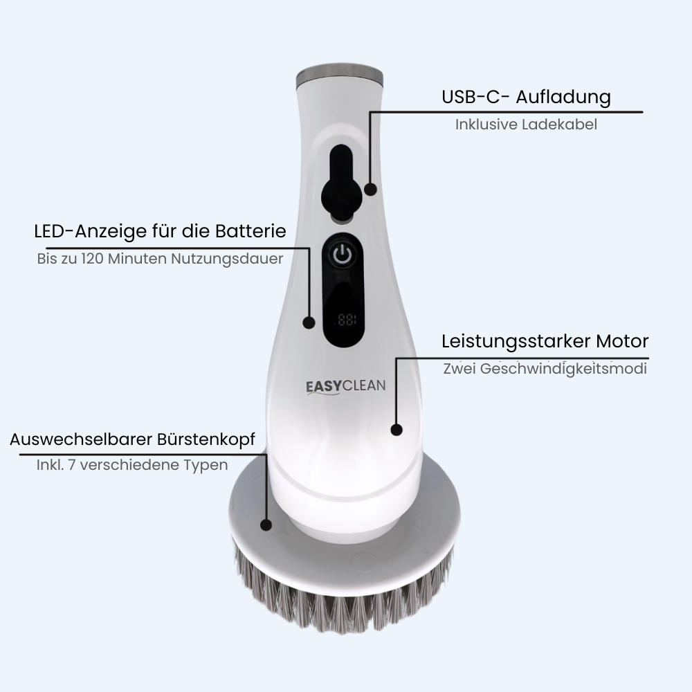 EasyClean™ Pro | Die ultimative Reinigungsbürste für eine schnelle und effiziente Reinigung!
