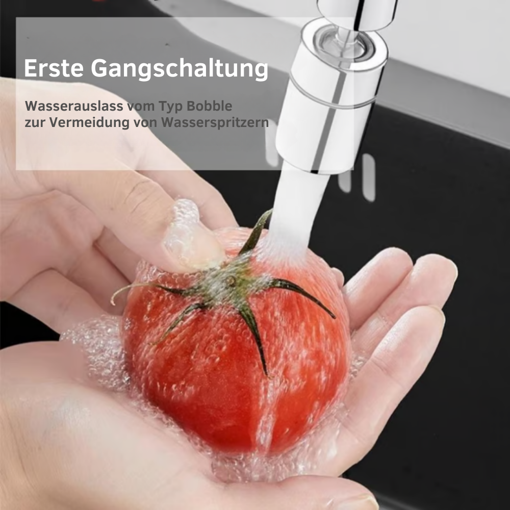 FlexiFlow™ | 360° Wasserhahnverlängerung – Flexibler und praktischer Wasserfluss für jedes Spülbecken