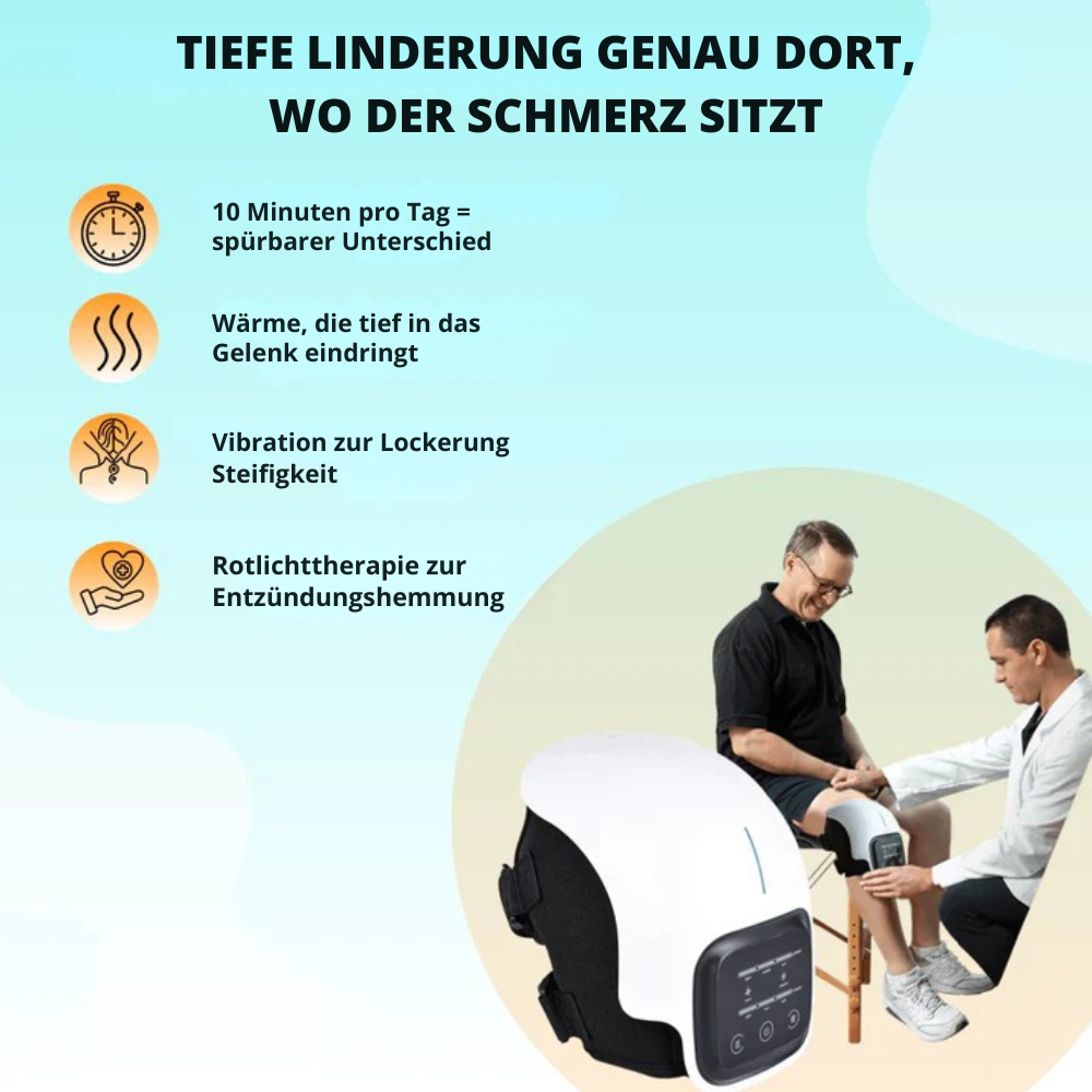 KneeRelief™ | Kniemassagegerät für Rotlichttherapie