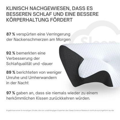 ErgoPillow™ | Die kleine Veränderung, die Ihren Schlaf verändert