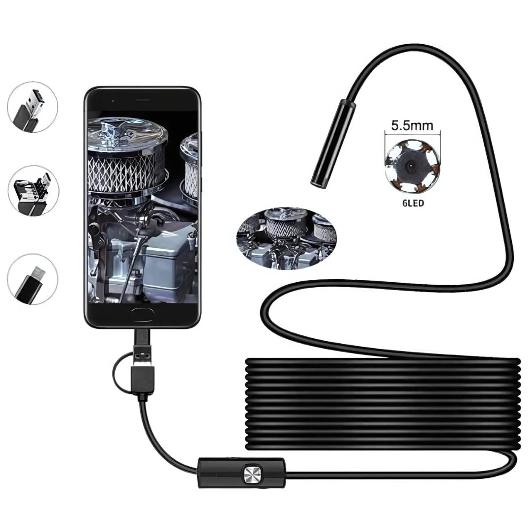 FlexiScope™ | Wasserdichtes Endoskop mit LED-Beleuchtung