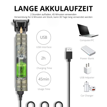 VintageTrimmer™ | Der Trimmer für den perfekten Look zu Hause und unterwegs