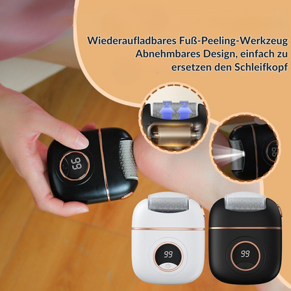 SilkSole™ | Elektrische Entfernung von verhornter Haut für glatte Füße