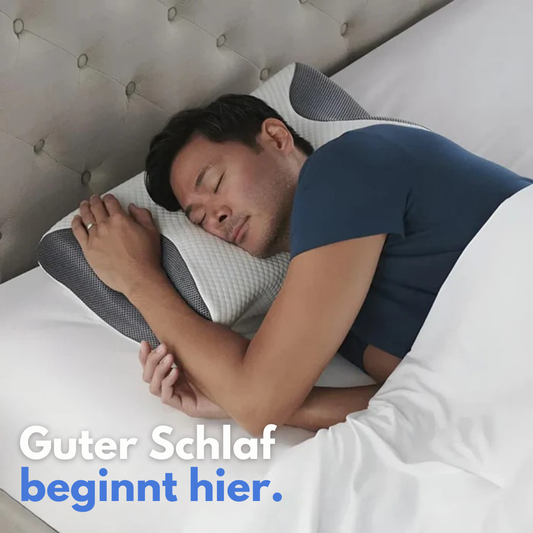 ErgoPillow™ | Die kleine Veränderung, die Ihren Schlaf verändert