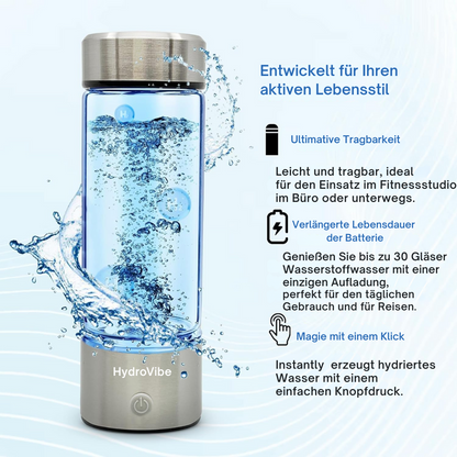 HydroVibe™ | Wasserflasche mit Wasserstoff