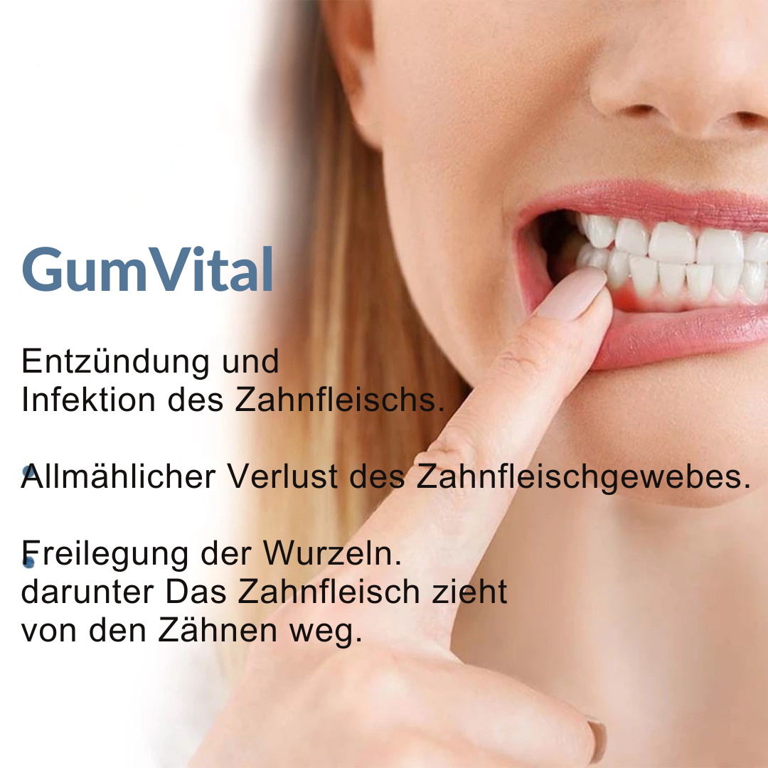 GumVital™ | Sichtbare Verbesserung des Zahnfleisches bei 93%!