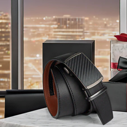 SnapFit™ | Leder Ratelgürtel mit Verstellbarem Schnalle