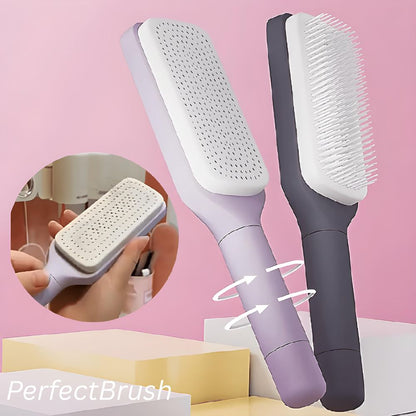 PerfectBrush™ | Selbstreinigende Haarbürste für mühelose Haarpflege