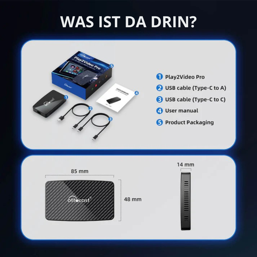 StreamBox™ | Streamen Sie Netflix, Spotify, Prime und mehr in Ihr Auto