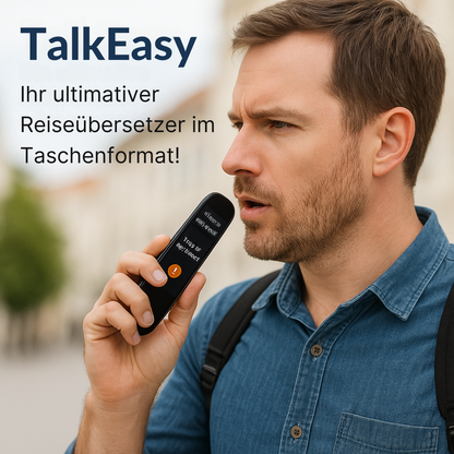 TalkEasy™ | Dein ultimativer Reiseübersetzer in Taschenformat!