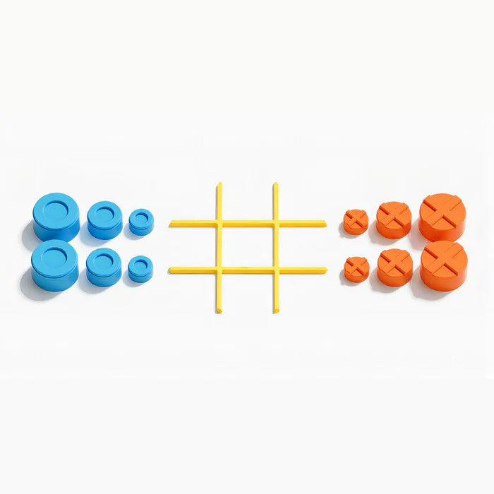 TicTacToe™ 2.0 | Tragbares Memory-Spiel für Kinder und Erwachsene