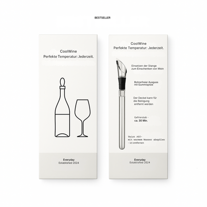 CoolWine™ | Perfekte Serviertemperatur. Jedes Mal.
