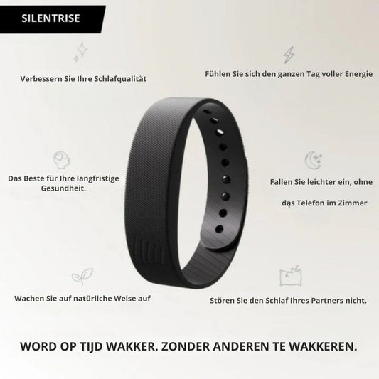 SilentRise™ | Der smarte vibrierende Wecker für Tiefschläfer🌙