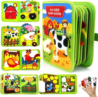 FarmPlay™ | Mach Lernen Spaß mit dem perfekten Bauernhofbuch für neugierige Kleinkinder