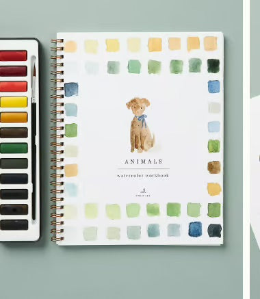 Aquarella™ | Wecken Sie Ihre Kreativität mit unserem lustigen Aquarell-Arbeitsheft!