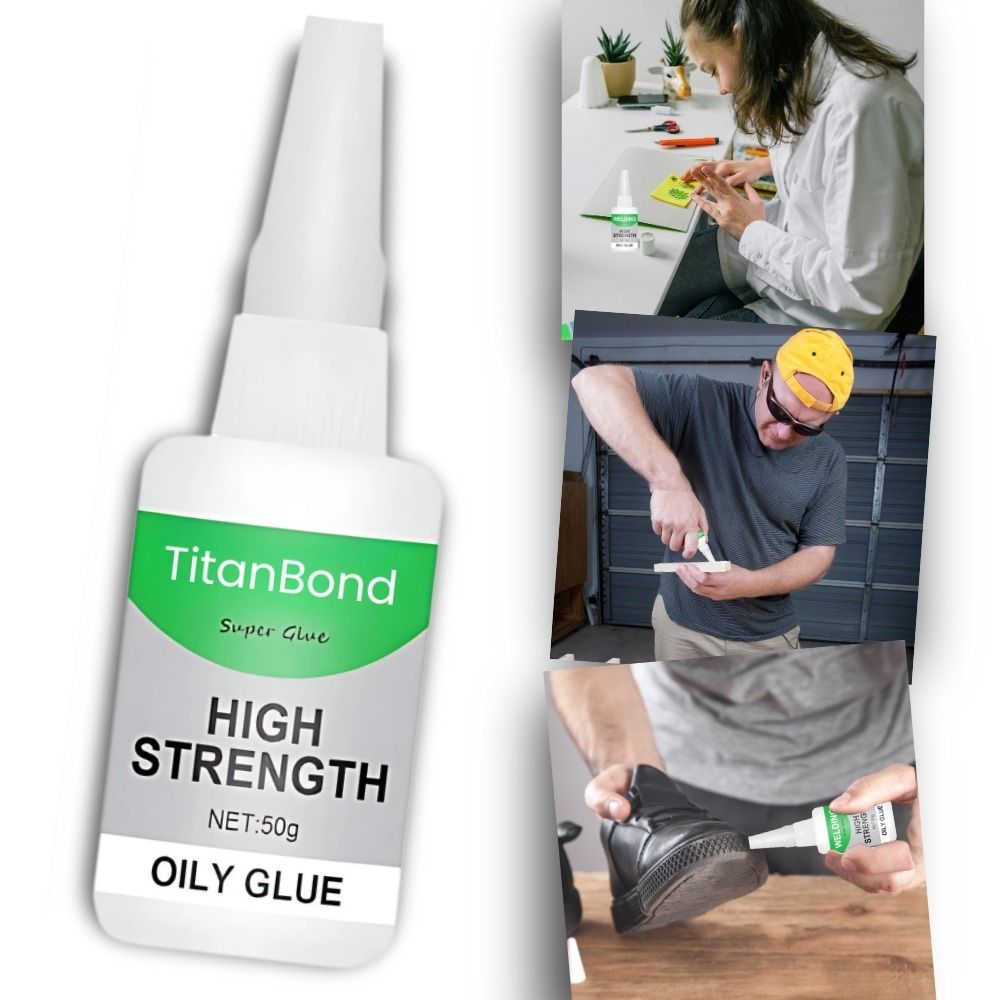 TitanBond™ | Wasserfest, staubdicht Hochleistungsleim – repariere alles in wenigen Sekunden
