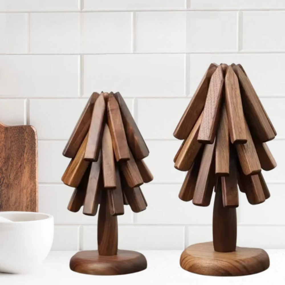 TopfTree™ | Handgefertigter Untersetzer aus Holz