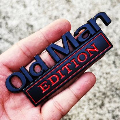 OldManEdition™ | Lustiges Abzeichen für das Auto