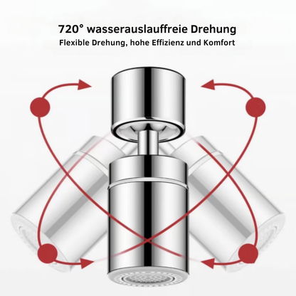 FlexiFlow™ | 360° Wasserhahnverlängerung – Flexibler und praktischer Wasserfluss für jedes Spülbecken