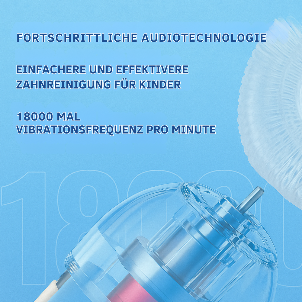 KiddoBrush™ | U-förmige 360°-Zahnbürste für Kinder – Spaß, einfach und effektiv beim Zähneputzen.
