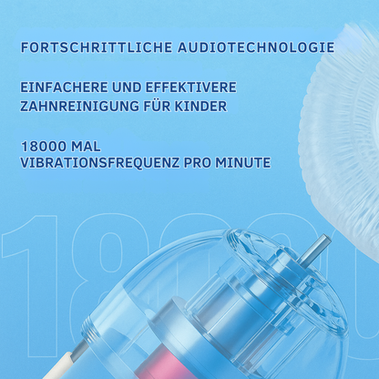 KiddoBrush™ | U-förmige 360°-Zahnbürste für Kinder – Spaß, einfach und effektiv beim Zähneputzen.