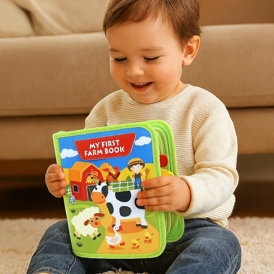 FarmPlay™ | Mach Lernen Spaß mit dem perfekten Bauernhofbuch für neugierige Kleinkinder