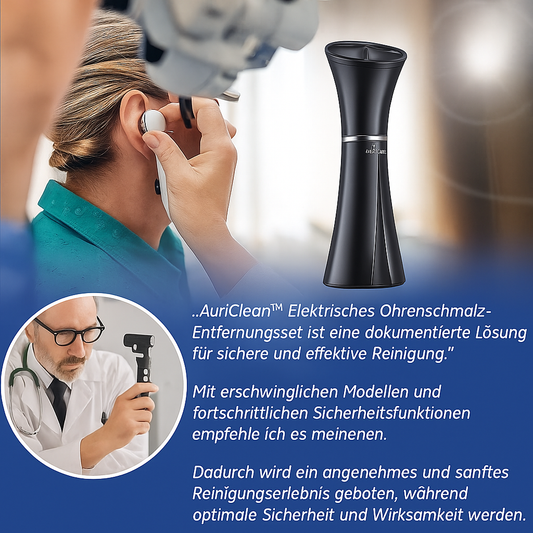 AuriClean™ | Elektrisches Ohrenschmalz-Entfernungskit