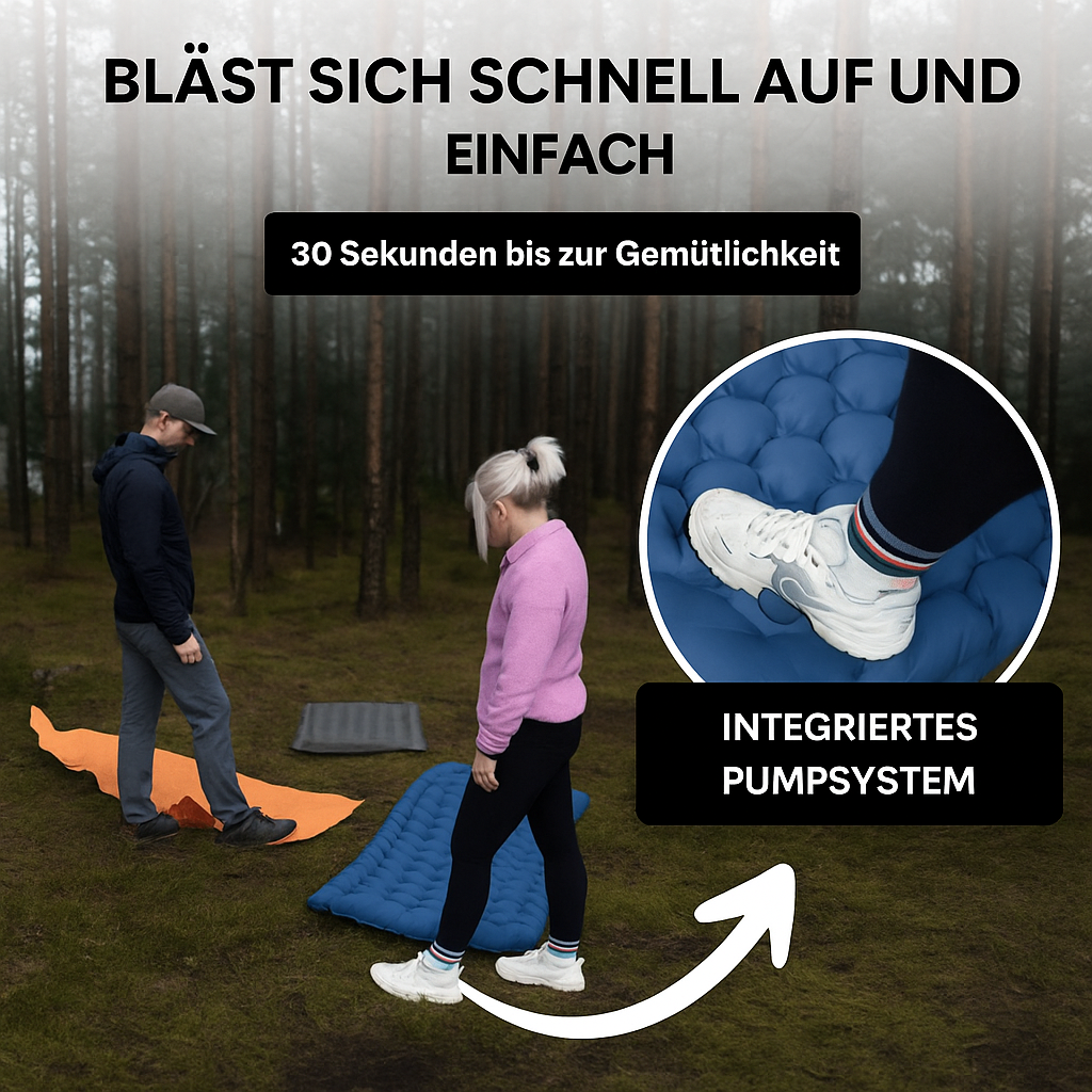 AirEase™ | Ultraleichtes und kompaktes Schlafmatte