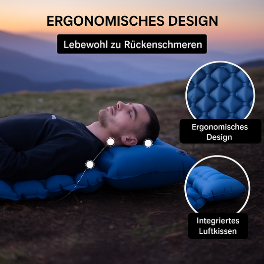 AirEase™ | Ultraleichtes und kompaktes Schlafmatte
