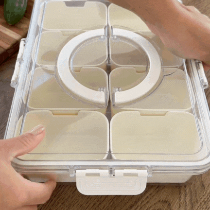 PicnicBox™ | Eleganter Snackbehälter für alle Gelegenheiten🧺✨