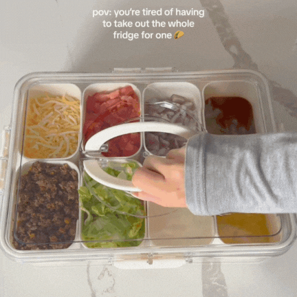 PicnicBox™ | Eleganter Snackbehälter für alle Gelegenheiten🧺✨