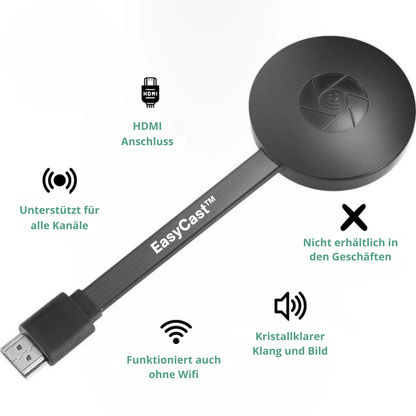 EasyCast™ | Nr. 1 Casting ohne Wifi!
