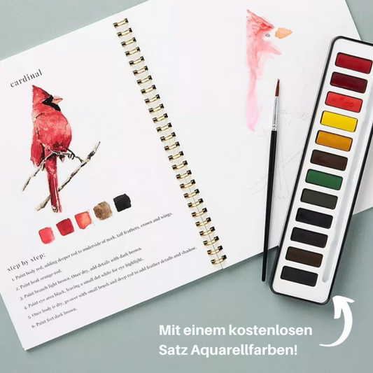 Aquarella™ | Wecken Sie Ihre Kreativität mit unserem lustigen Aquarell-Arbeitsheft!
