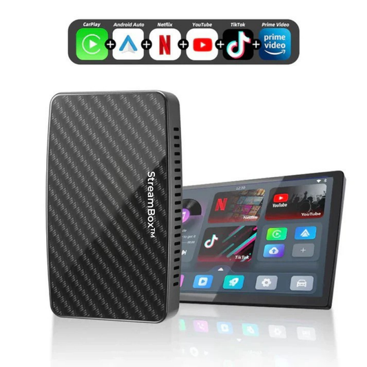 StreamBox™ | Streamen Sie Netflix, Spotify, Prime und mehr in Ihr Auto
