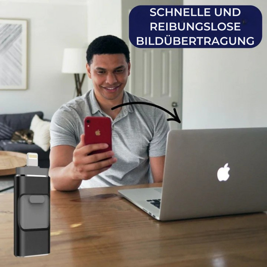 MemoKey™ | 4 in 1 USB-Speicher - blitzschnelle Bildübertragung