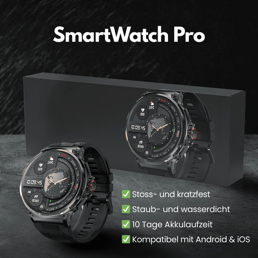 SmartWatch™ Pro | Alle Funktionen einer High-End-Sportuhr - ohne das hohe Preisschild.