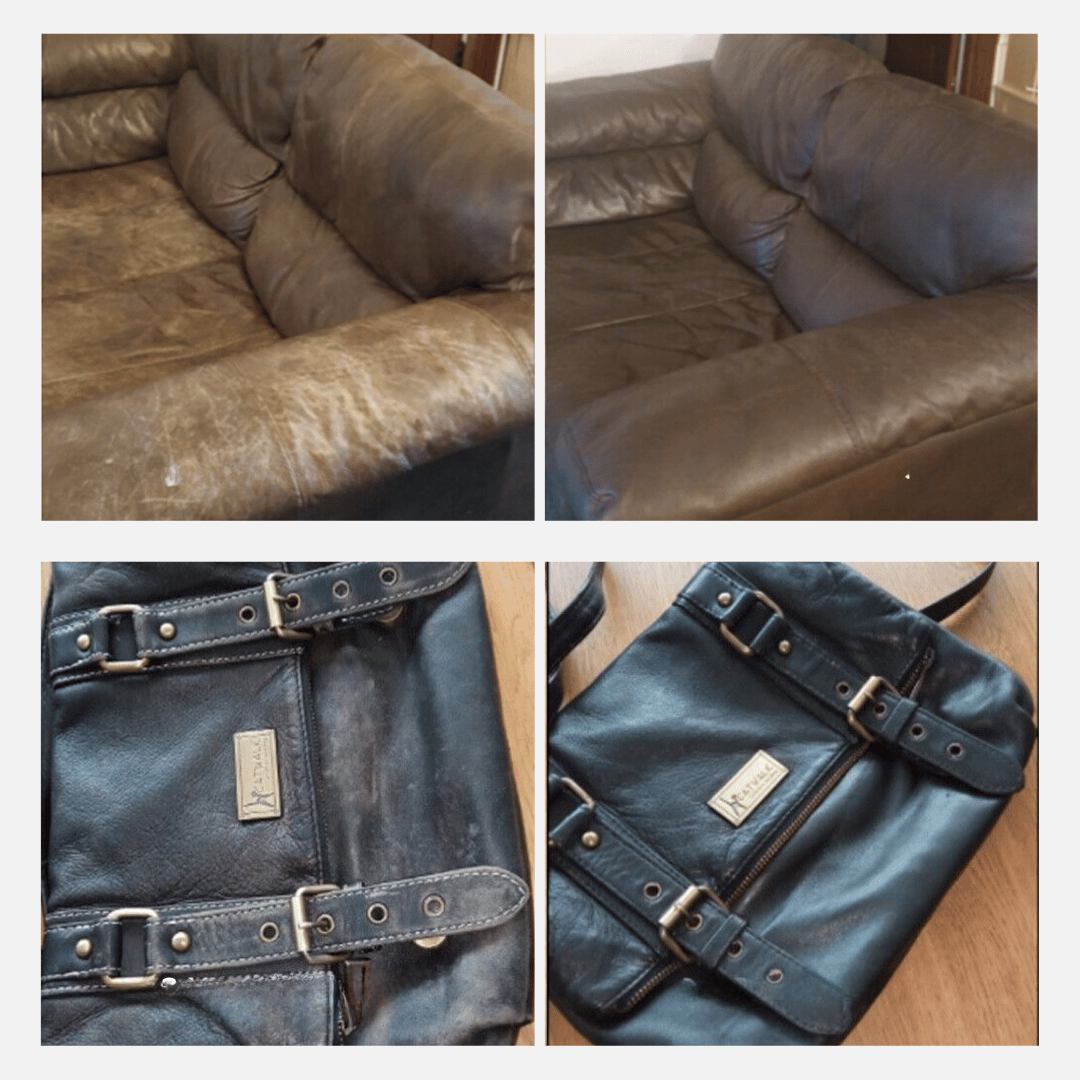 LeatherGlow™ | Leder- und Möbelreparaturcreme + Applikatorbürste