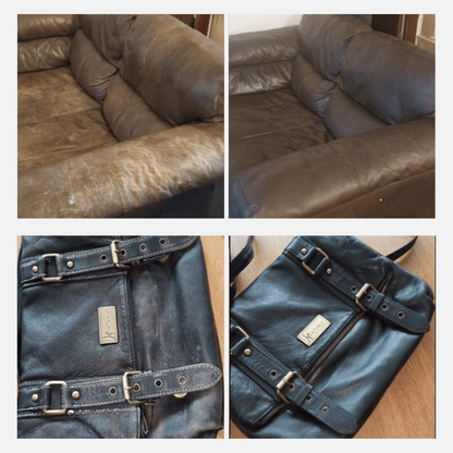 LeatherGlow™ | Leder- und Möbelreparaturcreme + Applikatorbürste