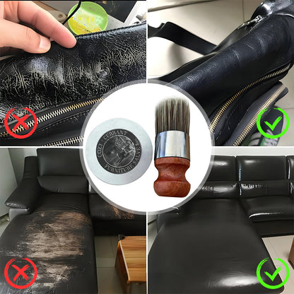 LeatherGlow™ | Leder- und Möbelreparaturcreme + Applikatorbürste