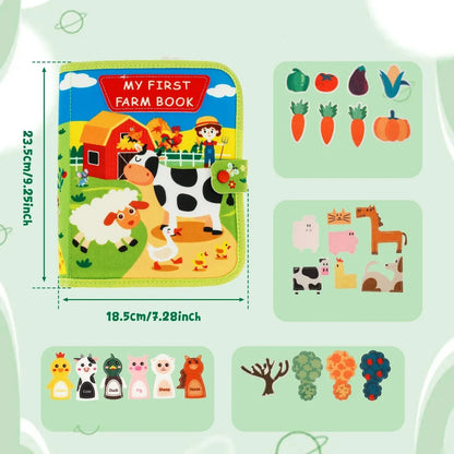 FarmPlay™ | Mach Lernen Spaß mit dem perfekten Bauernhofbuch für neugierige Kleinkinder