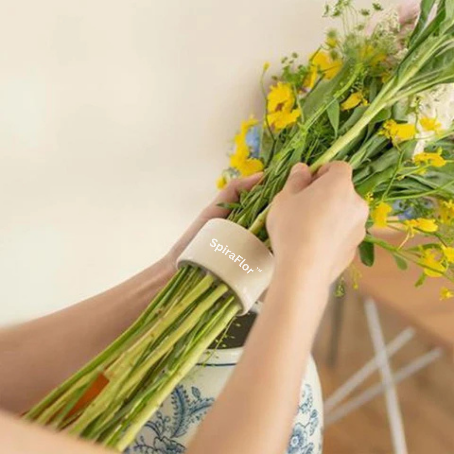 SpiraFlor™ | Ikebana Blumen-Spiralhalter