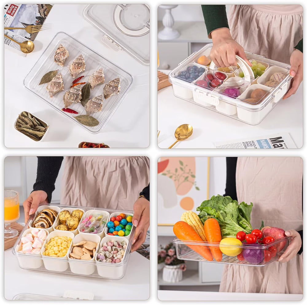 PicnicBox™ | Eleganter Snackbehälter für alle Gelegenheiten🧺✨