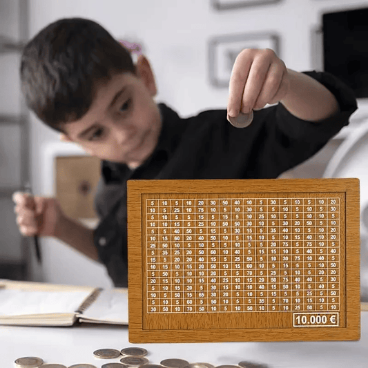 MoneyBox™ | Gravierte Spardose aus Holz