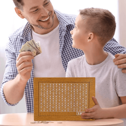 MoneyBox™ | Gravierte Spardose aus Holz