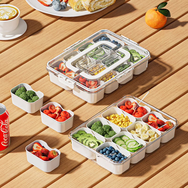 PicnicBox™ | Eleganter Snackbehälter für alle Gelegenheiten🧺✨