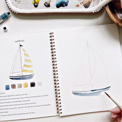 Aquarella™ | Wecken Sie Ihre Kreativität mit unserem lustigen Aquarell-Arbeitsheft!