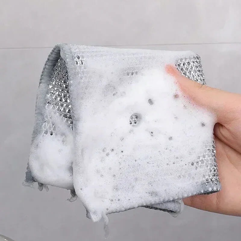 ScrubMaster™ (10-pack) | Multifunktionales Stahltuch, Wiederverwendbar und Effizient